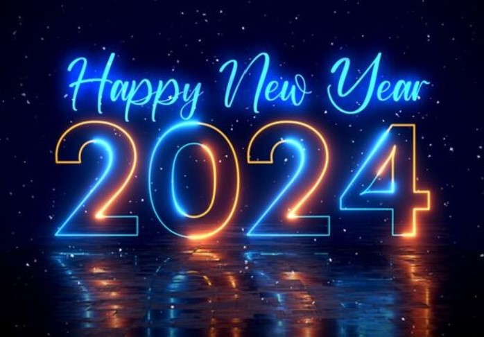 2024 Happy New Year  2